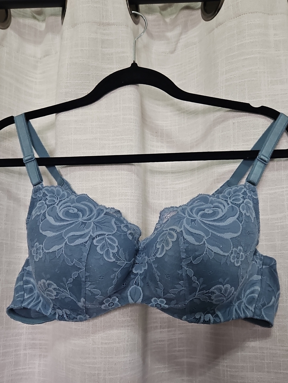 torrid Blue Floral Lace Underwire Bra